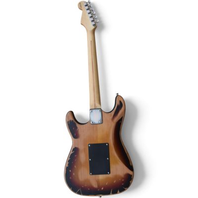 Custom Regent SRV Heavy Aged Relic Finish Stevie Ray Tobacco Sunburst Electric Guitar - Image 8