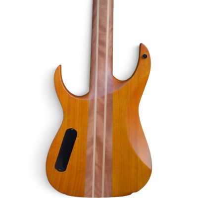 Custom Agile Septor Elite Natural Mahogany 7 String Guitar - Image 2