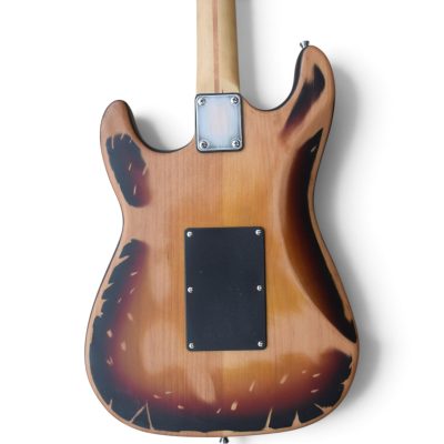 Custom Regent SRV Heavy Aged Relic Finish Stevie Ray Tobacco Sunburst Electric Guitar - Image 9