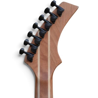 Custom Agile Septor Elite Natural Mahogany 7 String Guitar - Image 3