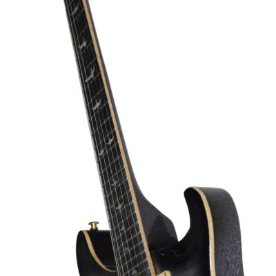 Custom Monarch Gray Black Burst Flamed Maple Top Electric Guitar - Image 5
