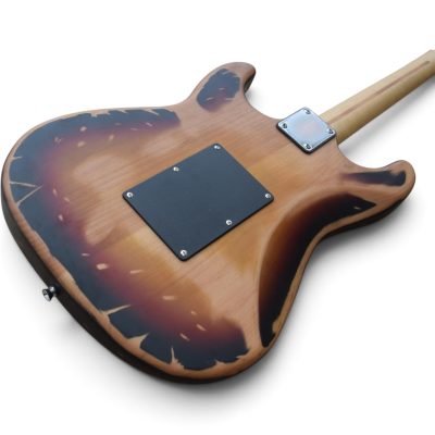 Custom Regent SRV Heavy Aged Relic Finish Stevie Ray Tobacco Sunburst Electric Guitar - Image 12