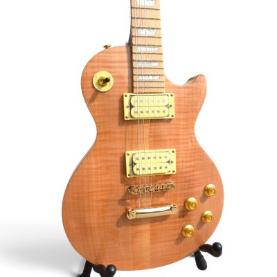 Custom Crown Natural Flamed Maple Top Electric Guitar