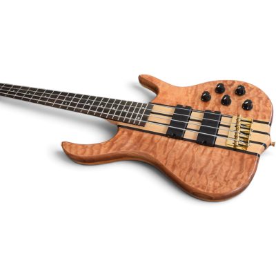 Custom Denver Smith Elite BSR Quilted Maple 4 String Bass - Image 5