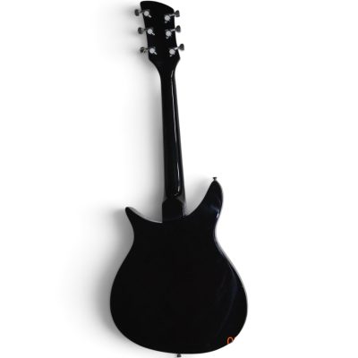Custom Nova Black Jetglo 325 Lennon 6 String Electric Guitar - Image 2