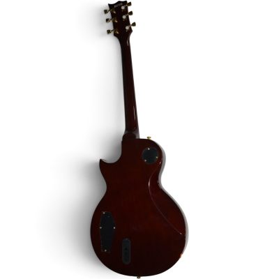 Custom Obsidian Deluxe Vintage Sunburst Flamed Maple Top Electric Guitar - Image 5
