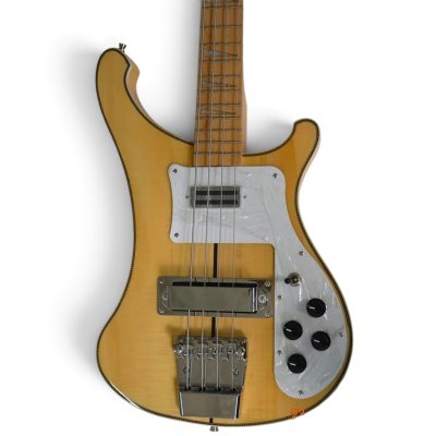 Custom Nova 4003 Natural Maple 4 String Bass Checkerboard Bindings