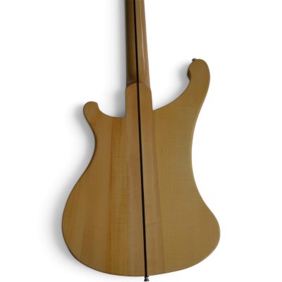 Custom Nova 4003 Natural Maple 4 String Bass Checkerboard Bindings - Image 2