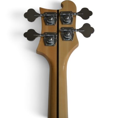 Custom Nova 4003 Natural Maple 4 String Bass Checkerboard Bindings - Image 3