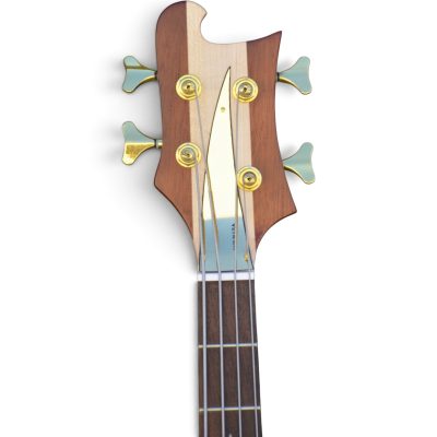 Custom Nova Lemmy Kilmister 4003 Walnut Hand Carved Oak Leaf 4 String Bass - Image 5