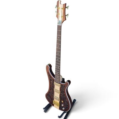 Custom Nova Lemmy Kilmister 4003 Walnut Hand Carved Oak Leaf 4 String Bass - Image 6