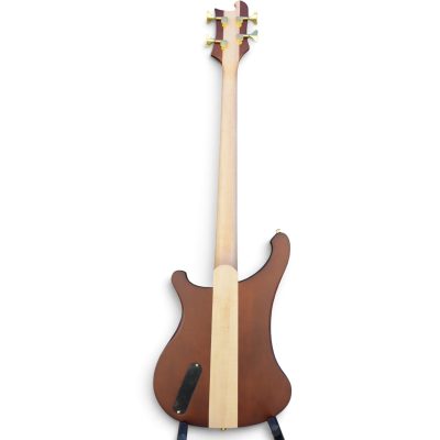 Custom Nova Lemmy Kilmister 4003 Walnut Hand Carved Oak Leaf 4 String Bass - Image 7