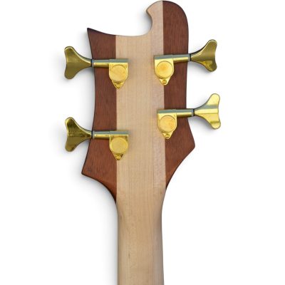 Custom Nova Lemmy Kilmister 4003 Walnut Hand Carved Oak Leaf 4 String Bass - Image 3
