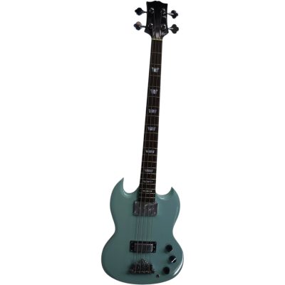 Custom Crown SG EB3 Teal Green 4 String Bass - Image 2