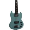 Custom Crown SG EB3 Teal Green 4 String Bass