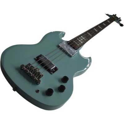 Custom Crown SG EB3 Teal Green 4 String Bass - Image 5