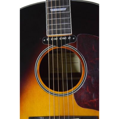 Custom Crown J160E John Vintage Tobacco Burst Magnetic Pickup Acoustic Electric Guitar - Image 5