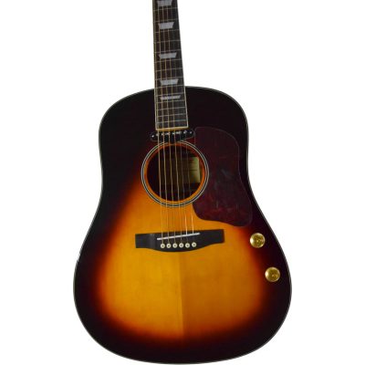 Custom Crown J160E John Vintage Tobacco Burst Magnetic Pickup Acoustic Electric Guitar