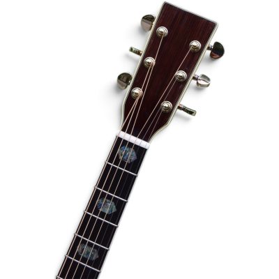 Custom Vertex D45 Amber Finish Solid Spruce Top Acoustic Electric Guitar Fishman Pickups - Image 6
