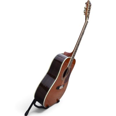 Custom Vertex D45 Amber Finish Solid Spruce Top Acoustic Electric Guitar Fishman Pickups - Image 7