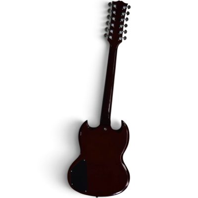 Custom Crown SG Burgundy Red Wine 12 String Electric Guitar - Image 6