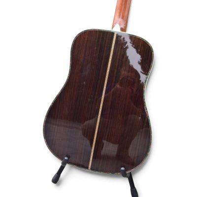 Custom Vertex D45 Amber Finish Solid Spruce Top Acoustic Electric Guitar Fishman Pickups - Image 10