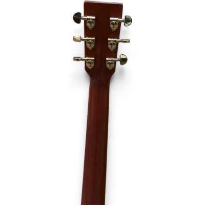 Custom Vertex D45 Amber Finish Solid Spruce Top Acoustic Electric Guitar Fishman Pickups - Image 2