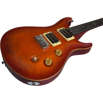 Custom Monarch Santana Vintage Sunburst Flamed Maple Top Electric Guitar - Image 8