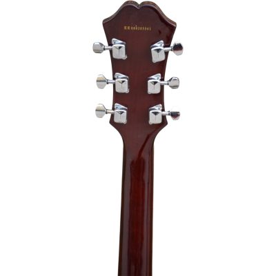 Custom Crown 335 Lennon Vintage Sunburst 6 String Electric Guitar - Image 7