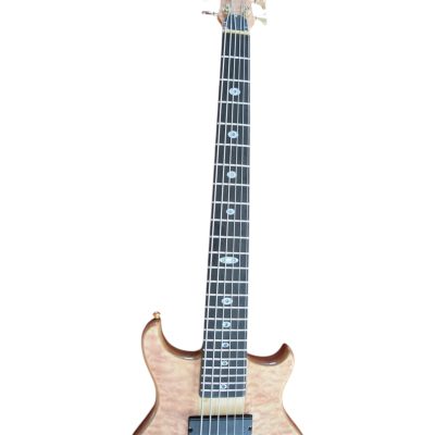 Custom Cylinder Alembic Quilted Maple Top Finish 6 String Bass - Image 4