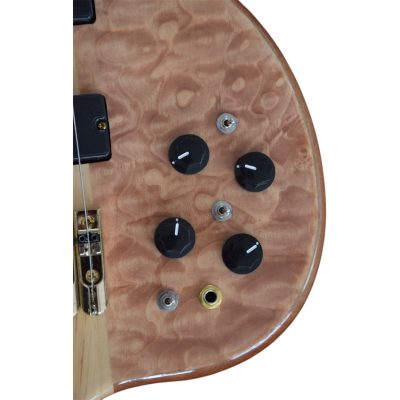 Custom Cylinder Alembic Quilted Maple Top Finish 6 String Bass - Image 7