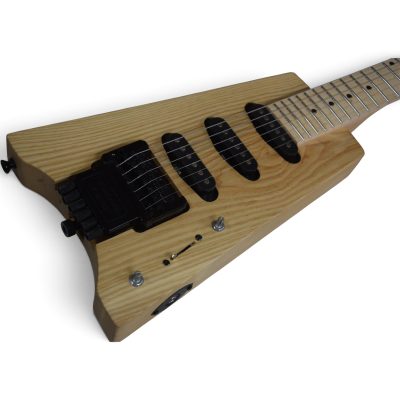 Custom Diplomat Natural Headless Electric Guitar - Image 5