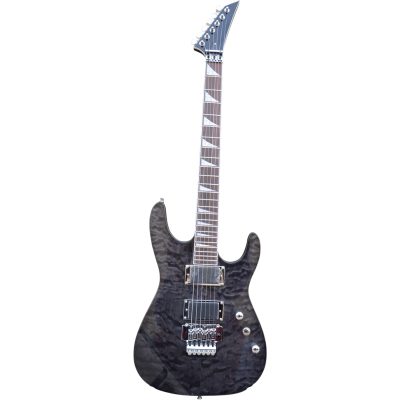 Custom Race Soloist Gray Quilted Maple Top Floyd Rose Tremolo Electric Guitar - Image 2
