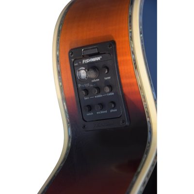Custom Crown SJ200 Sunburst Acoustic Electric Guitar Fishman Pickups - Image 5