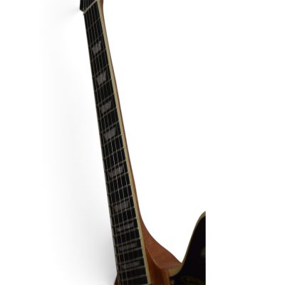 Custom Crown Firebird Flame Maple Outer Body Wings Mahogany Walnut Neck Through Johnny Mini Humbuckers - Image 2