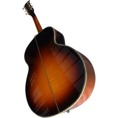 Custom Crown SJ200 Sunburst Acoustic Electric Guitar Fishman Pickups - Image 11