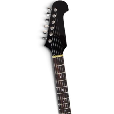 Custom Crown Noel Non Reverse Firebird Silver Gray Electric Guitar 3 Pickups - Image 3