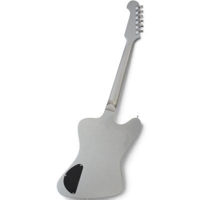 Custom Crown Noel Non Reverse Firebird Silver Gray Electric Guitar 3 Pickups - Image 6
