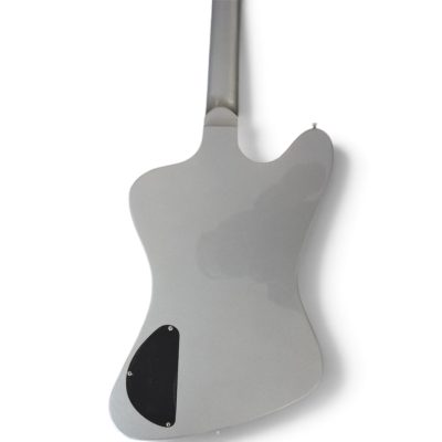 Custom Crown Noel Non Reverse Firebird Silver Gray Electric Guitar 3 Pickups - Image 8