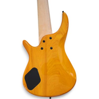 Custom Tornado Natural Finish 7 String Fretless Bass Humbucker Soapbar Pickups - Image 7
