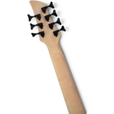 Custom Tornado Natural Finish 7 String Fretless Bass Humbucker Soapbar Pickups - Image 8