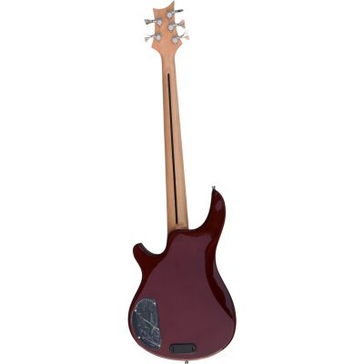 Custom Monarch Amber Burst Quilted Maple Top Kingfisher Rhonda 5 String Bass - Image 5