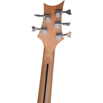 Custom Monarch Amber Burst Quilted Maple Top Kingfisher Rhonda 5 String Bass - Image 3