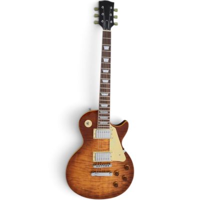 Custom Crown 1959 Lemonburst Quilted Maple Top Reissue Electric Guitar - Image 2
