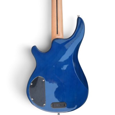 Custom Monarch Faded Blue Burst Quilted Maple Top Kingfisher Rhonda 5 String Bass - Image 3