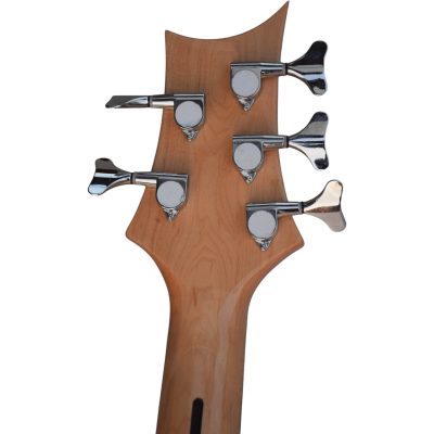 Custom Monarch Amber Burst Quilted Maple Top Kingfisher Rhonda 5 String Bass - Image 14