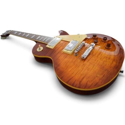 Custom Crown 1959 Lemonburst Quilted Maple Top Reissue Electric Guitar - Image 6