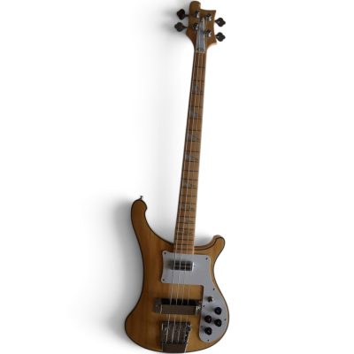 Custom Nova 4003 Natural Mahogany 4 String Bass Checkerboard Bindings - Image 3