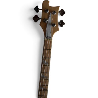 Custom Nova 4003 Natural Mahogany 4 String Bass Checkerboard Bindings - Image 5