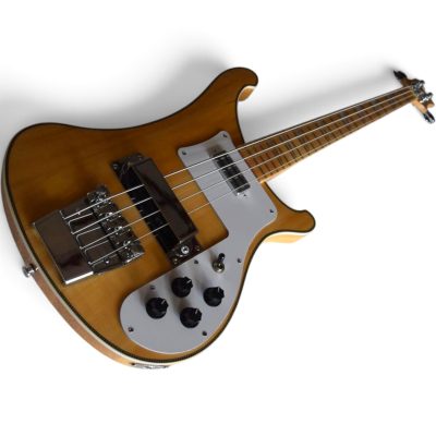 Custom Nova 4003 Natural Mahogany 4 String Bass Checkerboard Bindings - Image 6